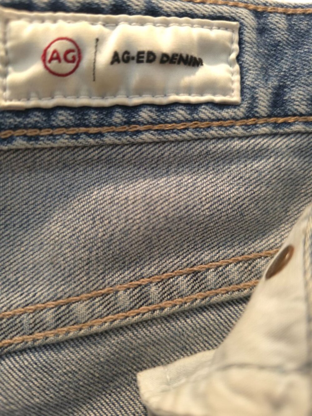 AG Adriano Goldschmied Ex-Boyfriend Slouchy Slim Cropped AG-ED Denim Jeans 27 - Picture 9 of 13